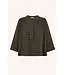 BY BAR JESS BLOUSE OLIVE CHECK