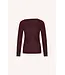 BY BAR LEYA MELANGE STRIPE TOP PECAN
