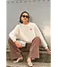 BY BAR LILI COAST MELANGE SWEATER OYSTER MELEE