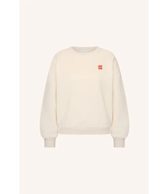 BY BAR LILI COAST MELANGE SWEATER OYSTER MELEE