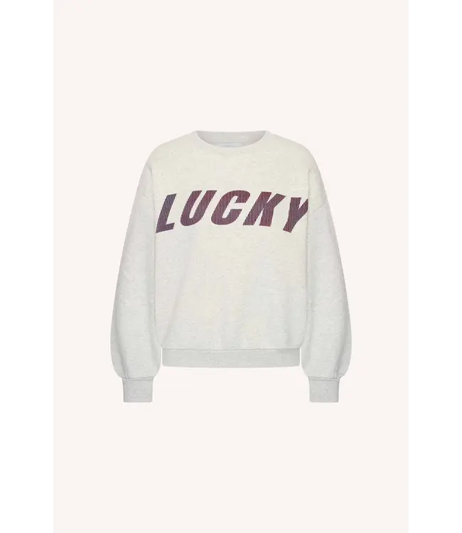 BY BAR LILI SPEED SWEATER LIGHT GREY MELEE