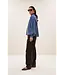 BY BAR SARAH SHORT DENIM BLOUSE MEDIUM DENIM