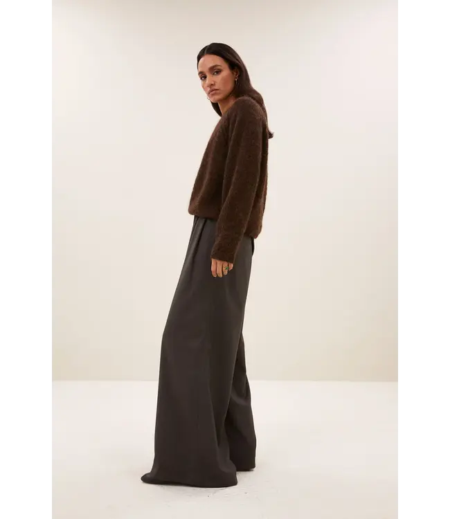 BY BAR SEF PANTS DARK BROWN