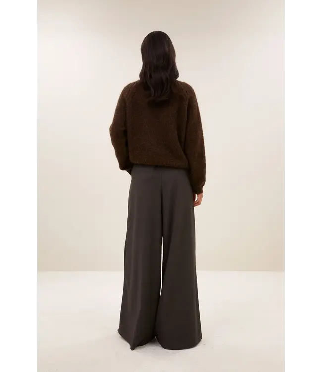 BY BAR SEF PANTS DARK BROWN