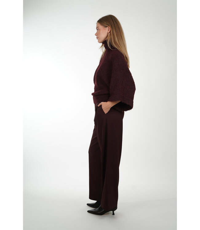 AIMEE LUX TROUSER BURGUNDY