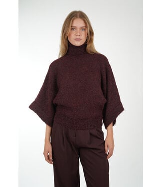 Aímée the Label AIMEE NAMIBIA KNITTED SWEATER BURGUNDY