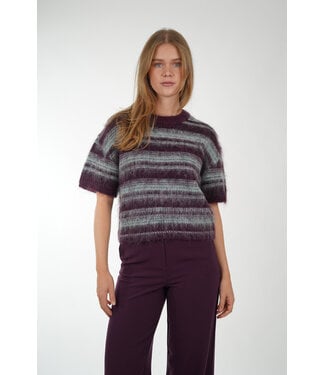 MSCH COPENHAGEN MSCHLYCIE 2/4PULLOVER PURPLE GREY