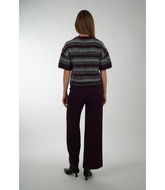 MSCHLYCIE 2/4PULLOVER PURPLE GREY