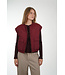 BY BAR GIO SLEEVELESS JACKET WINE
