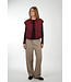 BY BAR GIO SLEEVELESS JACKET WINE