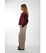 BY BAR GIO SLEEVELESS JACKET WINE