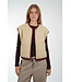 BY BAR GIO SLEEVELESS JACKET WINE