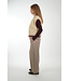 BY BAR GIO SLEEVELESS JACKET WINE