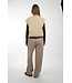 BY BAR GIO SLEEVELESS JACKET WINE