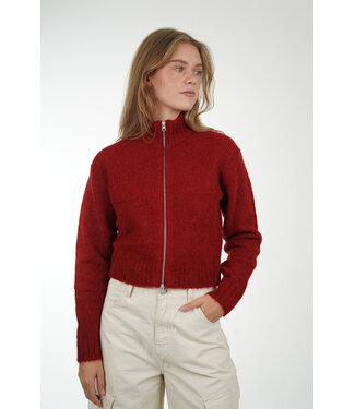 Samsoe & Samsoe SAMSOE SAJEANNE CARDIGAN SUNDRIED TOMATO