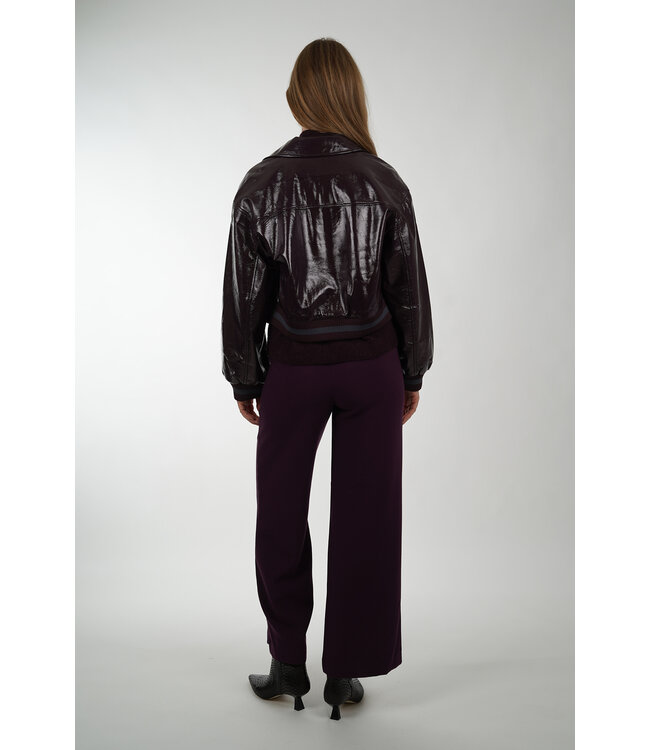 DANTE6 DALYN FAUX LEATHER BOMBER 7476