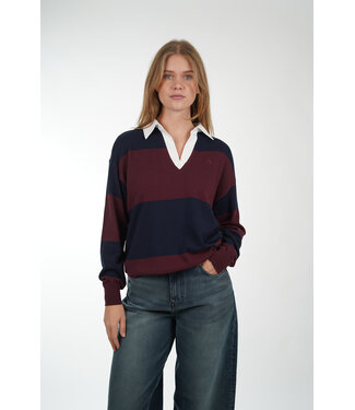 Aímée the Label AIMEE THE LABEL TRUI ROOD/BLAUW