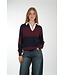 AIMEE THE LABEL SERBIA BURGUNDY/MARINE
