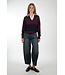 AIMEE THE LABEL SERBIA BURGUNDY/MARINE