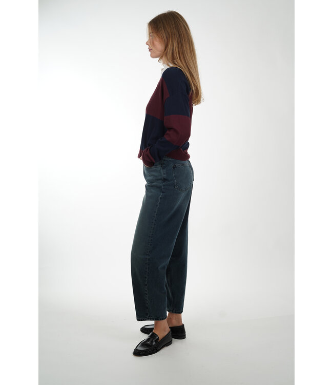 AIMEE THE LABEL SERBIA BURGUNDY/MARINE