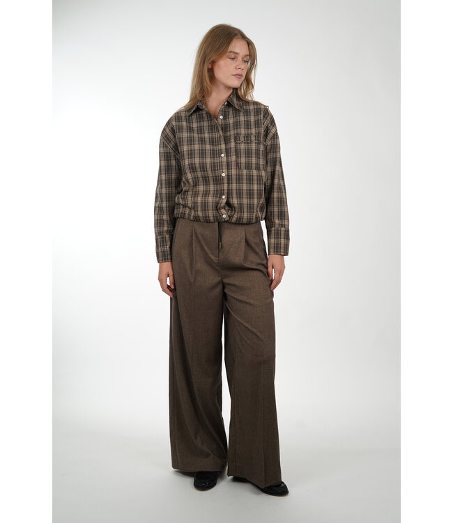 BY BAR JAGGER CHECK BLOUSE JAGGER CHECK
