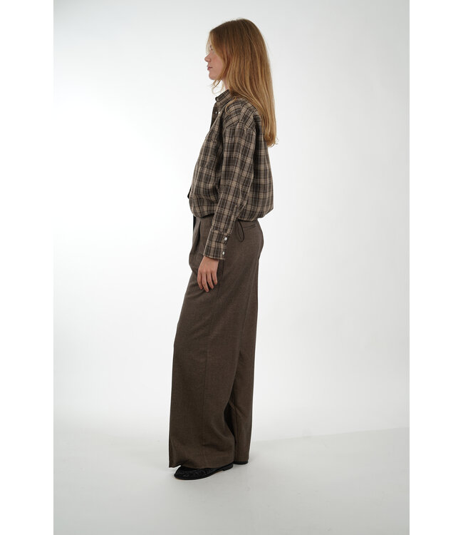 BY BAR JAGGER CHECK BLOUSE JAGGER CHECK
