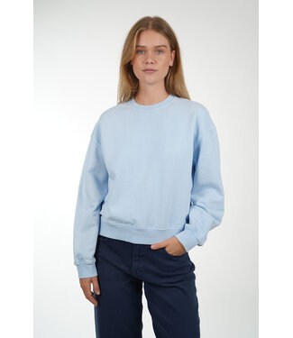 Samsoe & Samsoe SAMSOE & SAMSOE SWEATSHIRT BLAUW