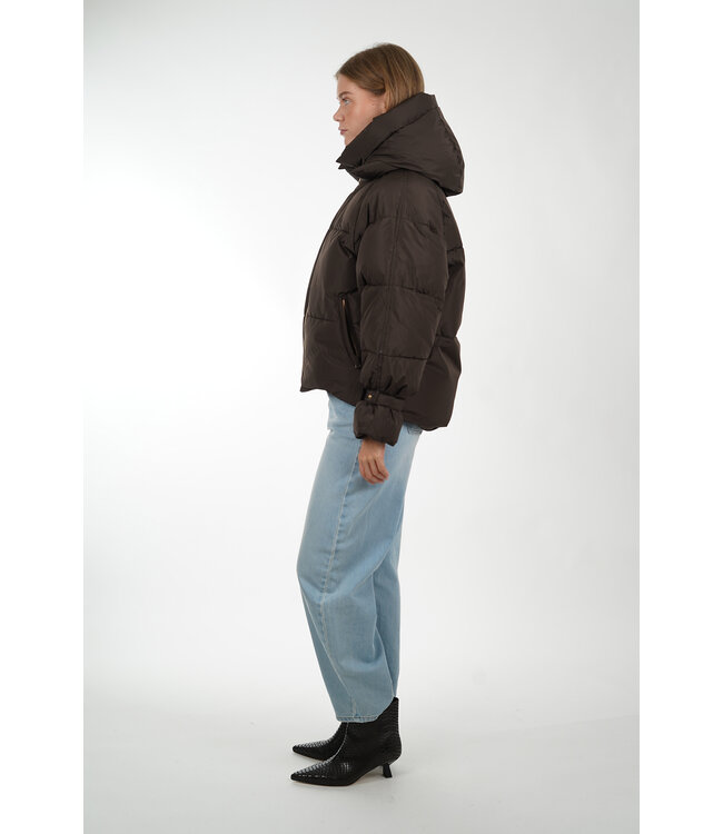 WITHBLACK KYLIE DOWN JACKET BROWN