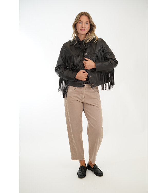 ALTER EGO CHARLIE JACKET DARK BROWN