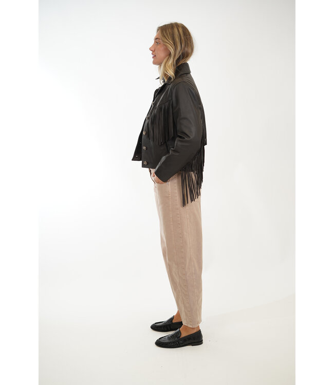 ALTER EGO CHARLIE JACKET DARK BROWN
