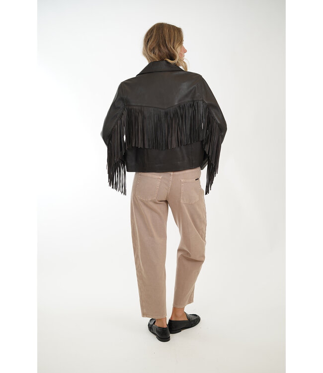 ALTER EGO CHARLIE JACKET DARK BROWN