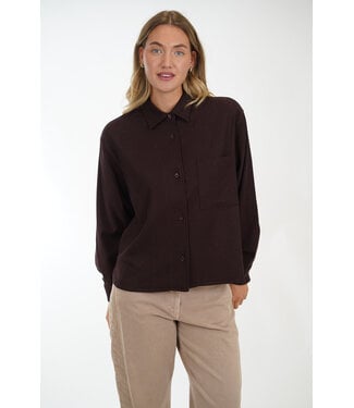 NOMANSLAND BLOUSE DARK GRAPE
