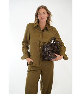 REISS REISS BLOUSE GROEN