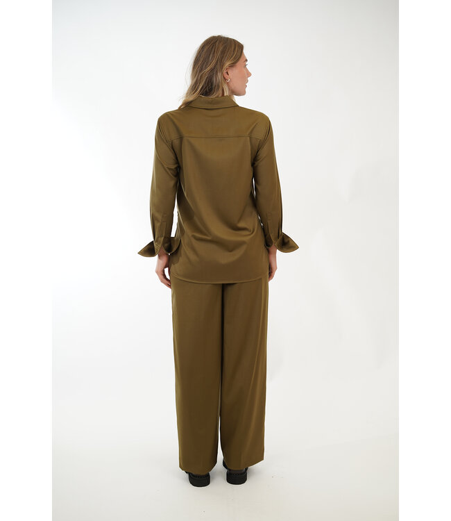REISS ADIE SHIRT KHAKI