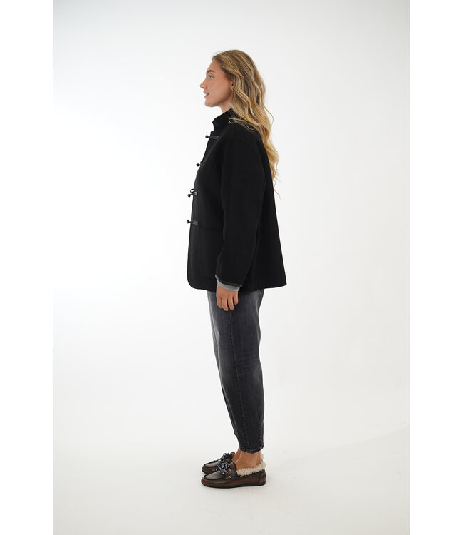 ALTER EGO NIA WOOL COAT BLACK