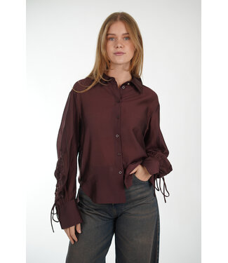 Aaiko AAIKO BLOUSE BORDEAUX