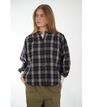 DIXIE DIXIE BLOUSE BLAUW