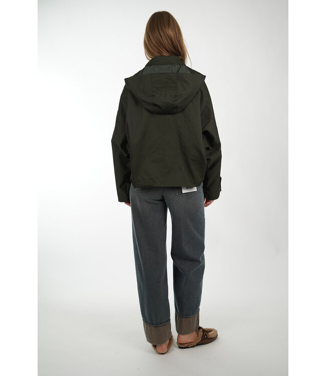 WITHBLACK LALAIA HOODED JACKET GREEN