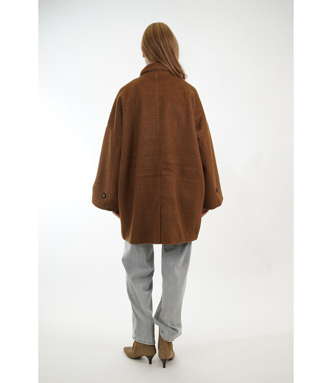 MY ESSENTIAL WARDROBE BARATTI LYON JACKET TOFFEE