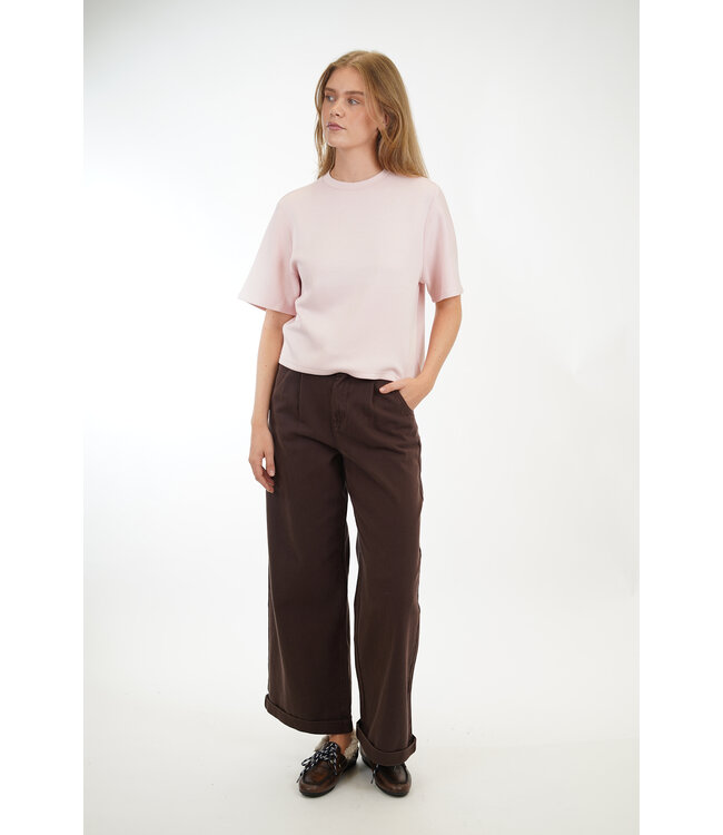 WITHBLACK STEFFIE WIDE PANT AUBERGINE