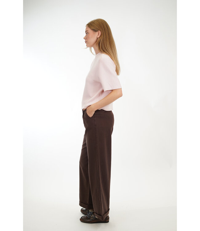 WITHBLACK STEFFIE WIDE PANT AUBERGINE