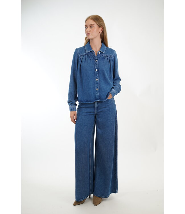 MSCHAGO RUE WID PANTS BLUE WASH