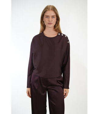 Dante 6 DANTE6 BLOUSE BURGUNDY