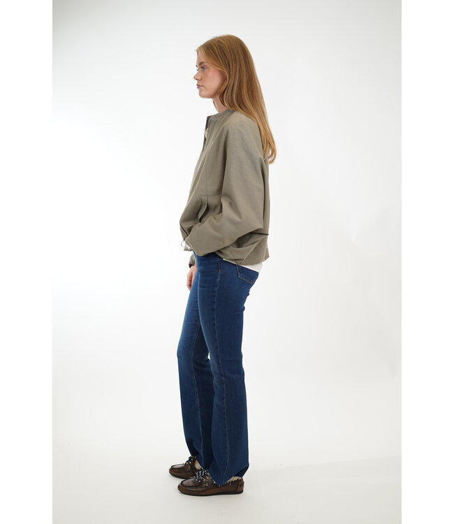 WITHBLACK LANNA STRIPE BATSLEVE JACKET LIGHT FALCON