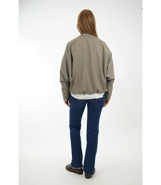 WITHBLACK LANNA STRIPE BATSLEVE JACKET LIGHT FALCON