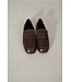 POSA BARDOT STUDS BURGUNDY