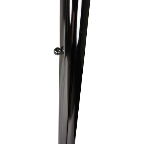 Professioneel kledingrek - Verrijdbaar en verstelbaar in hoogte en breedte - Chroom