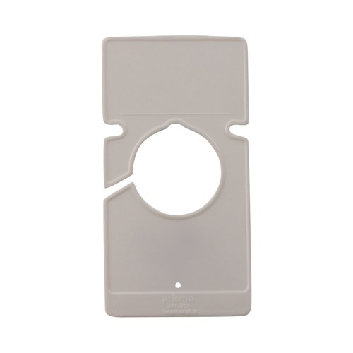 Maataanduider - 134x70 mm - Wit - Per stuk