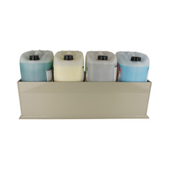 Lekbak voor chemicaliÃ«n - 4 vakken - Kunststof