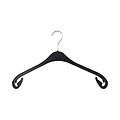 Metaplastics Kunststof kledinghangers NA43 - NA47 - Zwart
